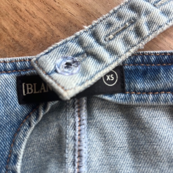 Blank NYC denim corset top with adjustable straps and laces, XS, EUC - Picture 7 of 8